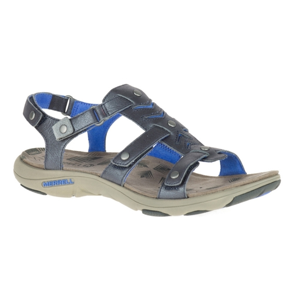 Merrell Adhera Leather Sandal Size 7 Color Cement